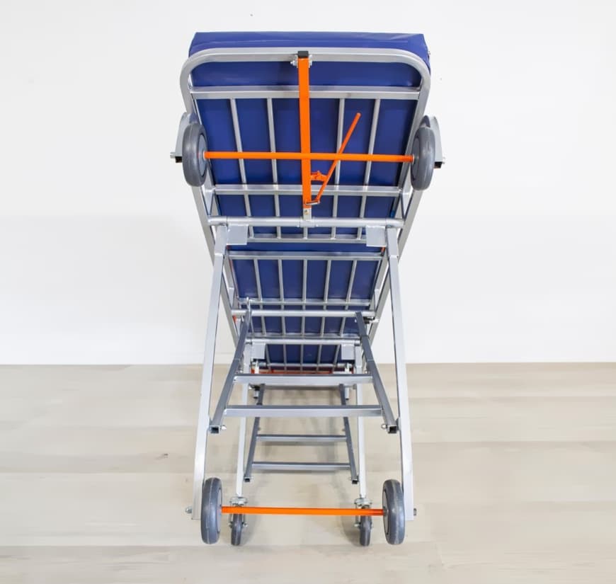 camilla para ambulancia vista inferior