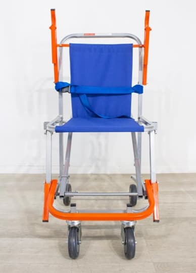 camilla para ambulancia vista de frente