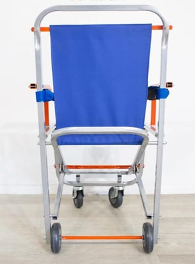 camilla para ambulancia vista trasera