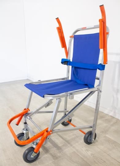 camilla para ambulancia vista perfil